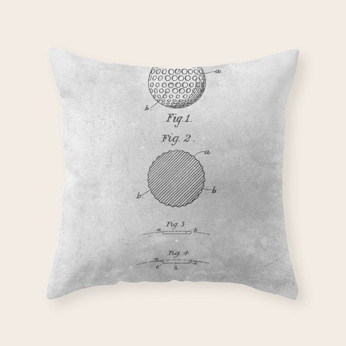 Golf ball Throw Pillow Gallery Image 6
