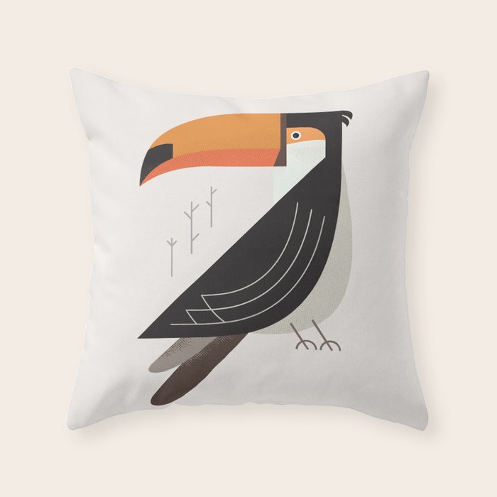 Toucan, Bird of South America Throw Pillow Gallery Image 6