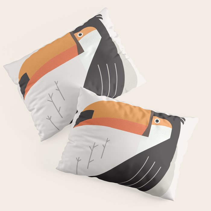 Toucan, Bird of South America Pillow Sham Gallery Image 1