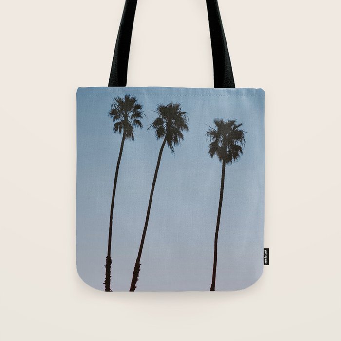 three palm trees iv / santa barbara, california Tote Bag Gallery Image 1