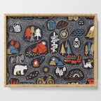Hinking in the dark Serving Tray Gallery Image 1