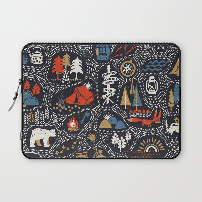 Hinking in the dark Laptop Sleeve Gallery Image 1