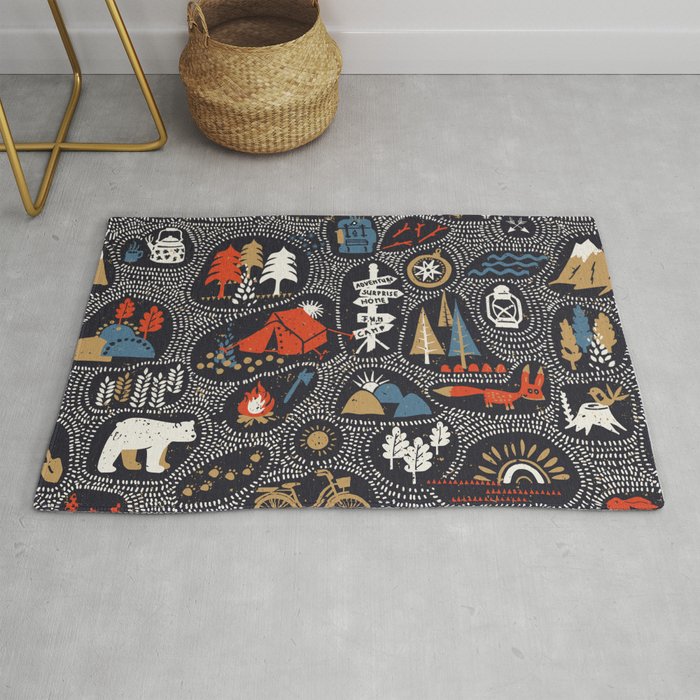 Hinking in the dark Rug Gallery Image 1