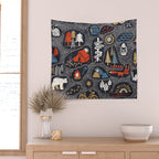Hinking in the dark Wall Tapestry Gallery Image 2
