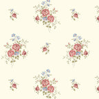 Vintage French Flower Small Cream Coffee Mug Gallery Image 2
