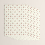 Vintage French Flower Small Cream Wrapping Paper Gallery Image 3