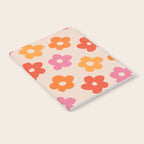 Retro 60s 70s Flowers Pattern #pattern #vintage Notebook Gallery Image 2