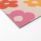 Retro 60s 70s Flowers Pattern #pattern #vintage Welcome Mat Gallery Image 2
