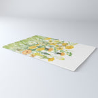 Yellow Scandinavian Wildflowers  Meadow  Rug Gallery Image 3