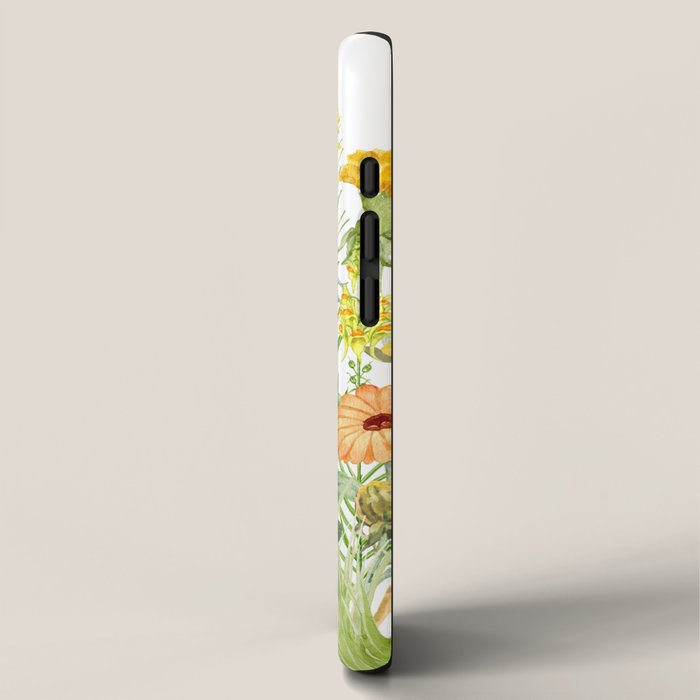 Yellow Scandinavian Wildflowers  Meadow  iPhone Case Gallery Image 2