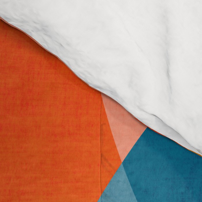 Colorful Vibrant Bright Modern Abstract Artwork Comforter Gallery Image 4