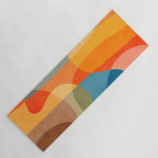 Colorful Vibrant Bright Modern Abstract Artwork Yoga Mat Gallery Image 1