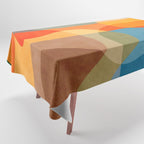 Colorful Vibrant Bright Modern Abstract Artwork Tablecloth Gallery Image 1