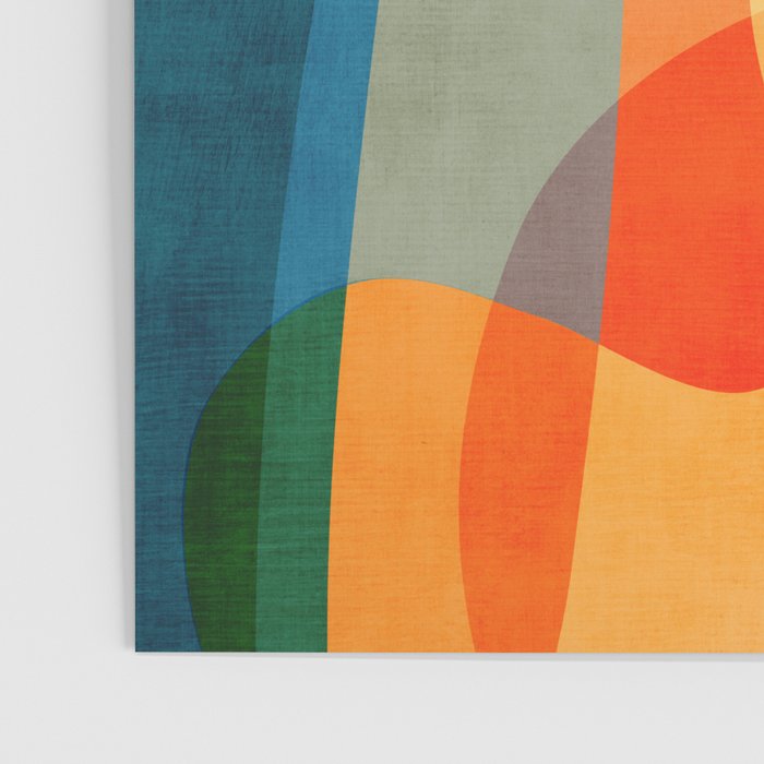 Colorful Vibrant Bright Modern Abstract Artwork Poster Gallery Image 3