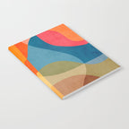 Colorful Vibrant Bright Modern Abstract Artwork Notebook Gallery Image 2