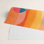 Colorful Vibrant Bright Modern Abstract Artwork Wrapping Paper Gallery Image 2