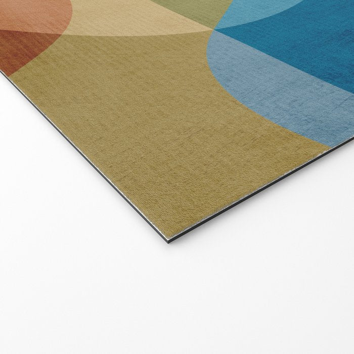 Colorful Vibrant Bright Modern Abstract Artwork Welcome Mat Gallery Image 2