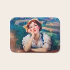 Daydream in Autumn Fields Bath Mat Gallery Image 1