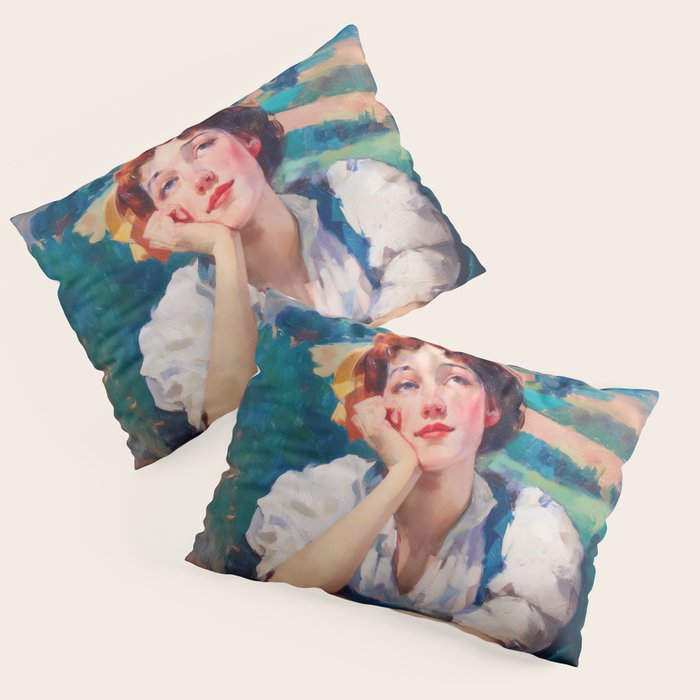 Daydream in Autumn Fields Pillow Sham Gallery Image 3