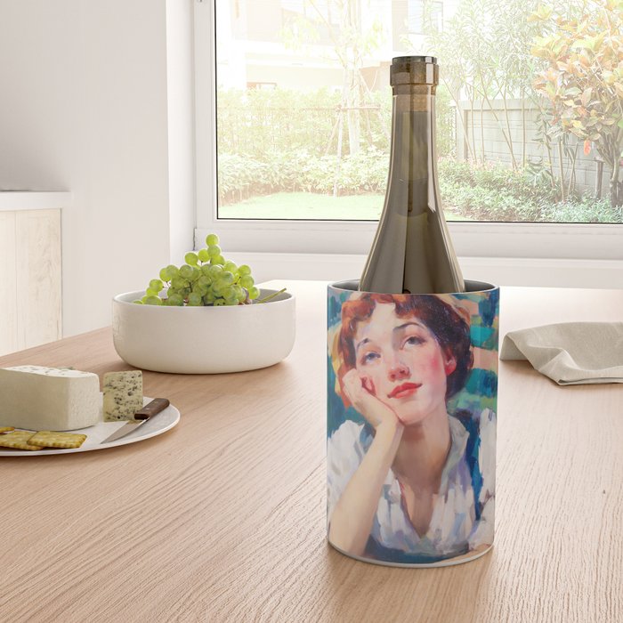 Daydream in Autumn Fields Wine Chiller Gallery Image 4