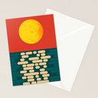 Sun Over The Sea - Afternoon Stationery Card Gallery Image 2