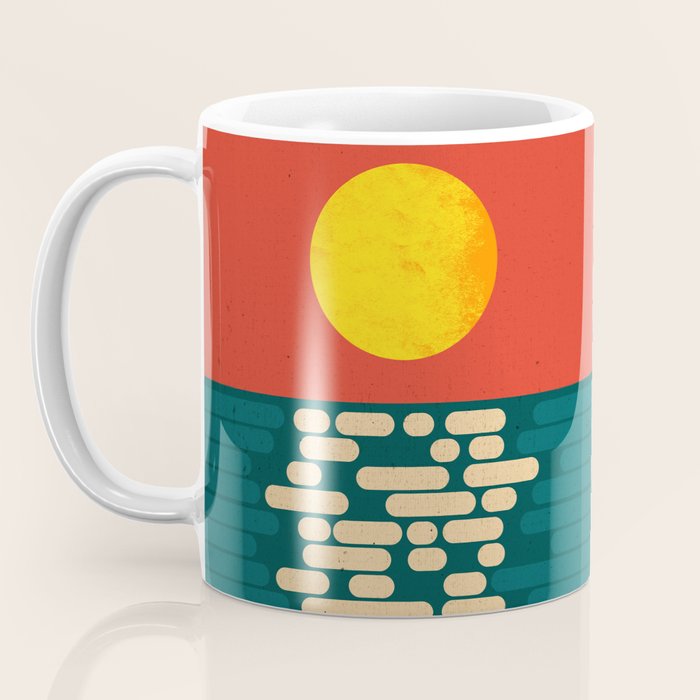 Sun Over The Sea - Afternoon Coffee Mug Gallery Image 3