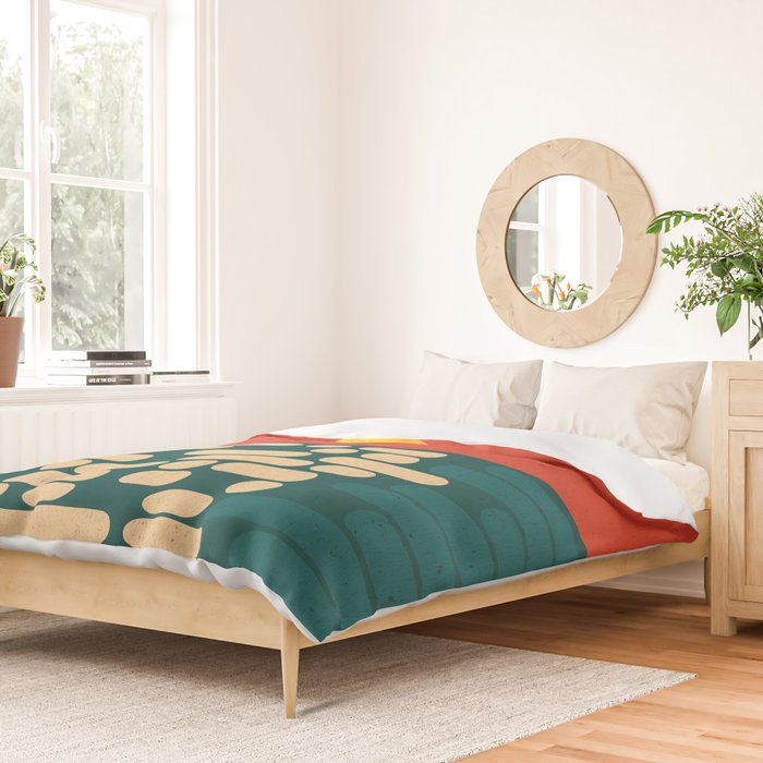 Sun Over The Sea - Afternoon Duvet Cover Gallery Image 2