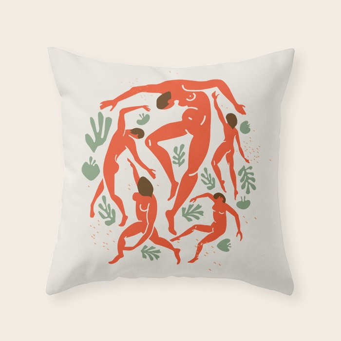 Matisse The Dance Art Throw Pillow Gallery Image 1