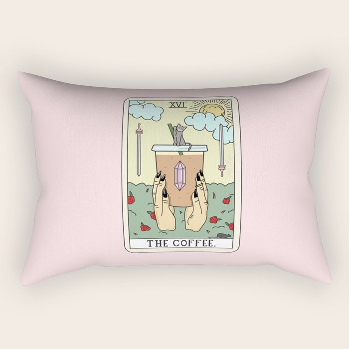 COFFEE READING Rectangular Pillow Gallery Image 1