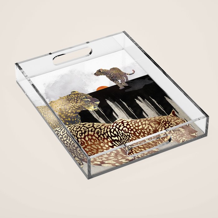 Minimal Leopards Acrylic Tray Gallery Image 1