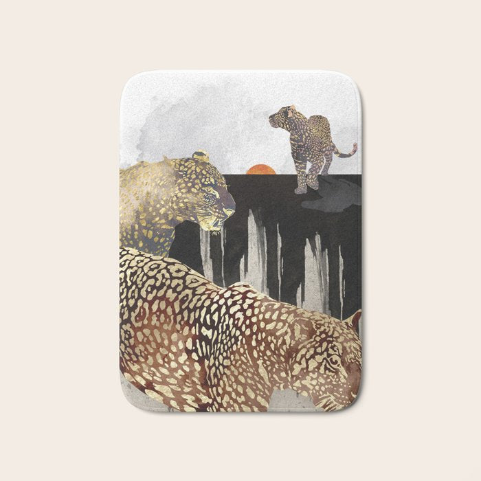 Minimal Leopards Bath Mat Gallery Image 1