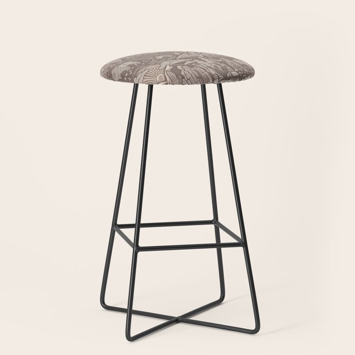 Wild West - Taupe Neutral  Stool Gallery Image 1