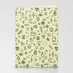 Doodles Pattern Stationery Card Gallery Image 2