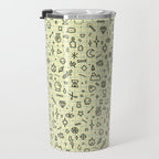Doodles Pattern Travel Mug Gallery Image 3