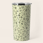 Doodles Pattern Travel Mug Gallery Image 1