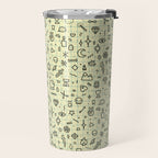 Doodles Pattern Travel Mug Gallery Image 2