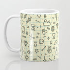 Doodles Pattern Coffee Mug Gallery Image 3