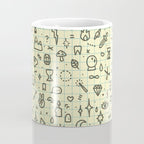 Doodles Pattern Coffee Mug Gallery Image 4