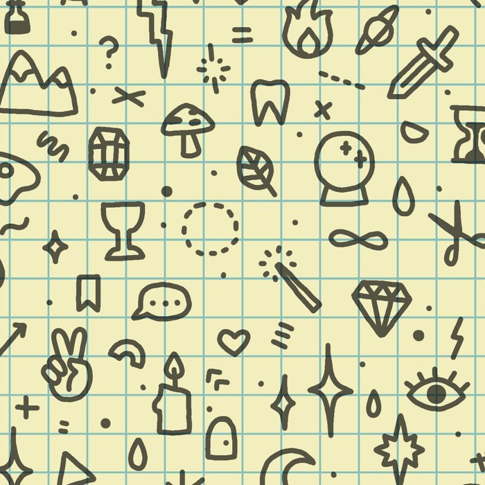 Doodles Pattern Coffee Mug Gallery Image 2
