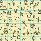 Doodles Pattern Coffee Mug Gallery Image 2