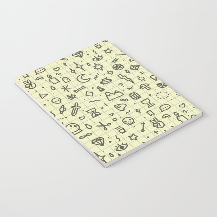 Doodles Pattern Notebook Gallery Image 3