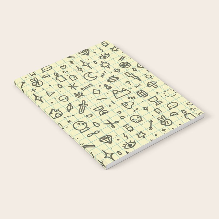 Doodles Pattern Notebook Gallery Image 1