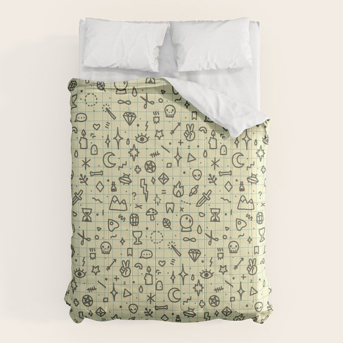 Doodles Pattern Comforter Gallery Image 1