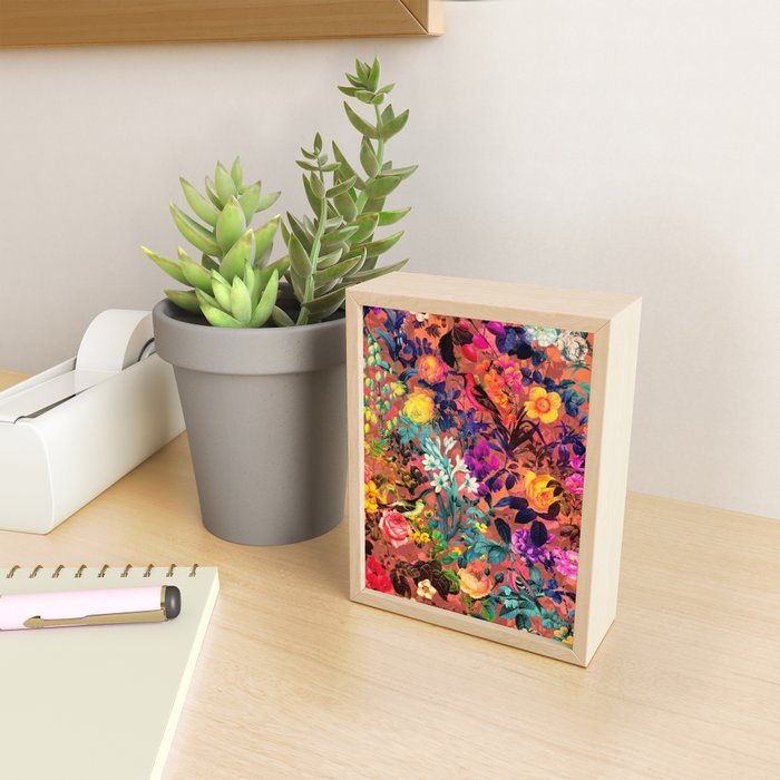 Floral and Birds II Mini Art Print Gallery Image 2