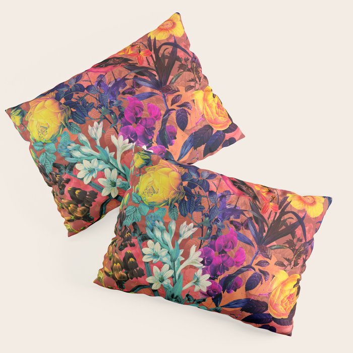 Floral and Birds II Pillow Sham Gallery Image 3