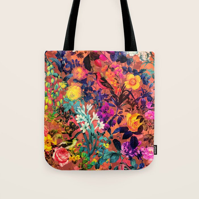 Floral and Birds II Tote Bag Gallery Image 1