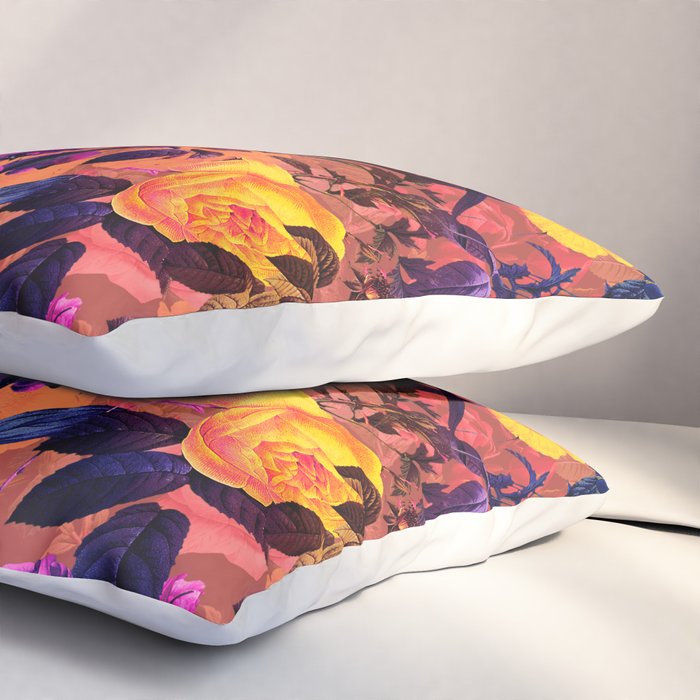 Floral and Birds II Pillow Sham Gallery Image 3