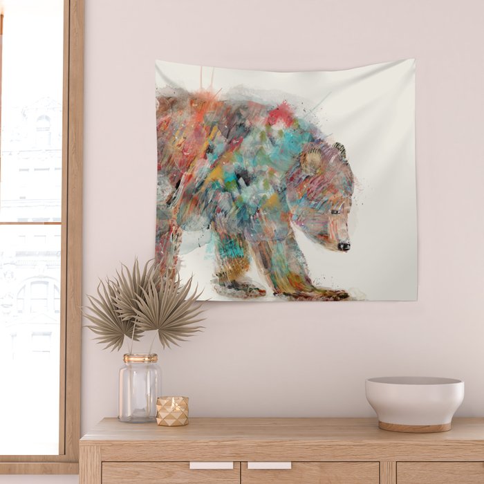 into the wild (the grizzly bear Wall Tapestry Gallery Image 2