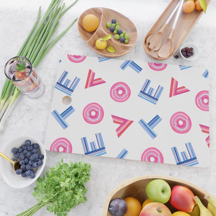 Cast Your Vote | Hand-Lettered Pattern in White Cutting Board Gallery Image 2
