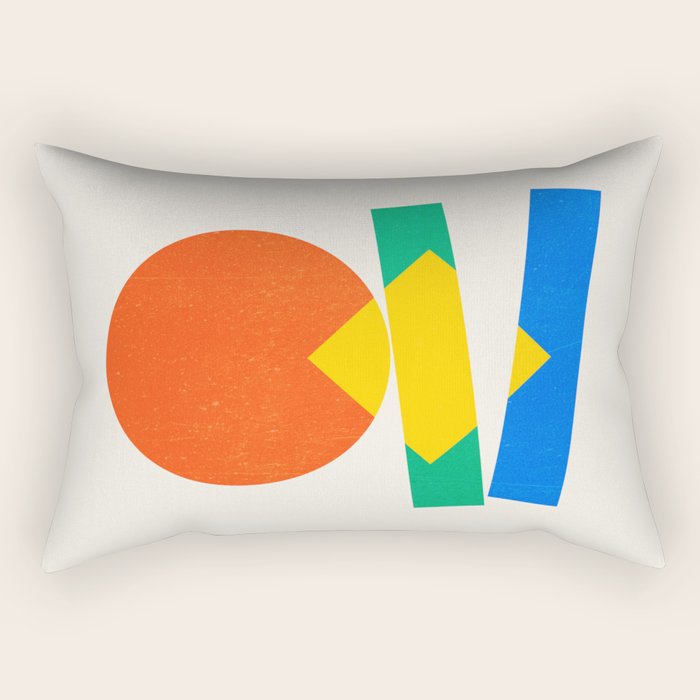 Balance: Bauhaus 1919 Exhibition 02 Rectangular Pillow Gallery Image 2